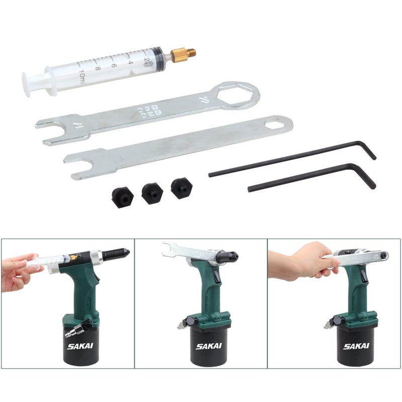 SAKAI Sanhe Pneumatic Hydraulic Pulling Rivet Gun S50 - Image 5